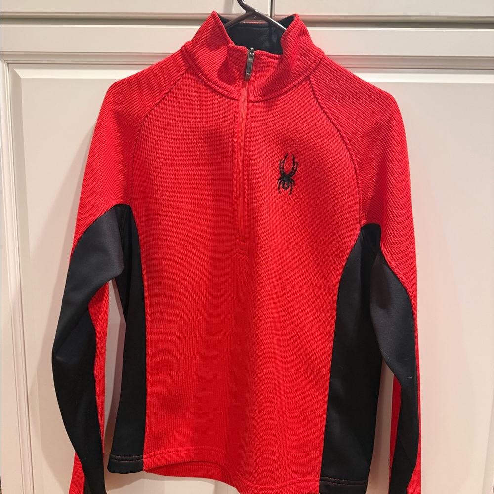 Spyder Red and Black Men's Shirt